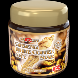Starlife GINSENG WHITE COFFEE STAR - Káva Arabica s obsahom ženšenu, Starlife 300 g