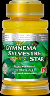 Starlife GYMNEMA SYLVESTRE STAR - pre kontrolu telesnej hmotnosti,  Starlife 60 tabl