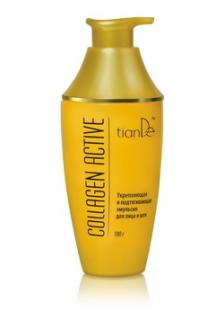 tianDe Collagen Active Spevňujúca a spružňujúca emulzia na tvár a krk, tianDe  100 g