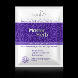 tianDe Levanduľová náplasť na nohy "Master Herb", tianDe  2 ks
