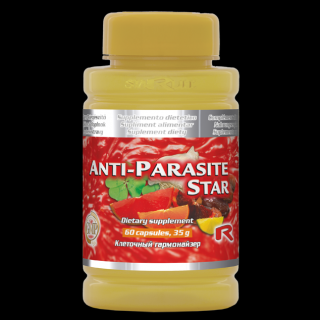 Starlife ANTI-PARASITE STAR - pre detoxikáciu a odstránenie parazitov z organizmu, Starlife  60 kaps