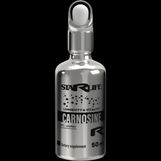 Starlife CARNOSINE DROPS  -  unikátna zmes látok s obsahom karnozínu s anti-aging účinkom, Starlife  50 ml