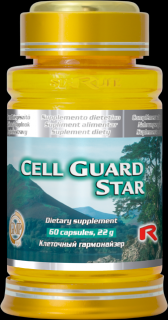 Starlife CELL GUARD STAR  -  pre ochranu buniek so 7 antioxidantmi, Starlife  60 kaps