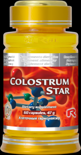 Starlife COLOSTRUM STAR - pre podporu imunitného systému, pri alergických a dýchacích problémoch, Starlife  60 kaps