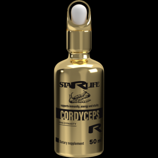 Starlife CORDYCEPS DROPS  -  zmes s cordycepsom na zvýšenie energie a vitality s anti-aging efektom, Starlife  50 ml