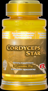 Starlife CORDYCEPS STAR - pre podporu protinádorového účinku a zníženie rizika recidív nádorových ochorení, Starlife  60 kaps