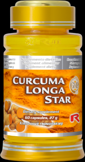 Starlife CURCUMA LONGA STAR - podpora imunity a činnosti tráviaceho traktu, Starlife  60 kaps