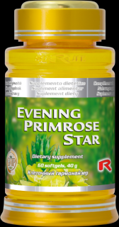 Starlife EVENING PRIMROSE STAR  -  pre správnu funkciu organizmu a zdravia, Starlife  60 kaps