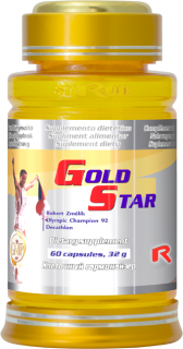 Starlife GOLD STAR – pre podporu imunity, zvýšenie sily, vytrvalosti a vitality, Starlife  60 kaps