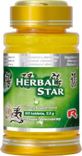 Starlife HERBAL STAR - na posilnenie imunity a stimuláciu vzniku protilátok, s protinádorovým účinkom, Starlife  60 tabl