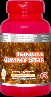Starlife IMMUNE GUMMY STAR - gumové cukríky pre posilnenie imunity, Starlife 60 kaps