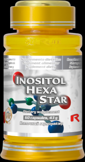 Starlife INOSITOL-HEXA AV  -  pre ochranu pred nádorovými ochoreniami, pre aktiváciu prirodzenej imunity a obranných funkcií, Starlife  60 kaps