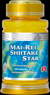 Starlife MAI-REI SHIITAKE STAR - pre podporu všetkých bunkových funkcií, s protinádorovým účinkom, Starlife  60 kaps