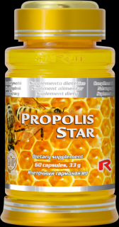 Starlife PROPOLIS STAR - včelí produkt s dezinfekčnými účinkami, Starlife  60 kaps