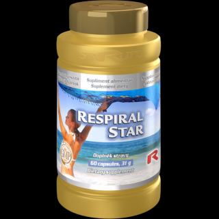 Starlife RESPIRAL STAR - pre rýchle hojenie zápalov dýchacích ciest, Starlife  60 kaps