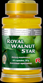 Starlife ROYAL WALNUT STAR -  s antibakteriálnymi účinkami pre pomoc pri kožných problémoch, Starlife  60 kaps