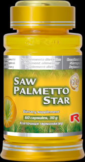 Starlife SAW PALMETTO STAR – pri problémoch so zväčšenou prostatou, Starlife  60 kaps