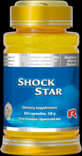 Starlife SHOCK STAR - žraločia chrupavka pre zlepšenie hojenia rán, s protinádorovými účinkami, Starlife  60 kaps