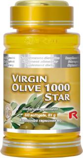 Starlife VIRGIN OLIVE 1000 STAR  -  panenský olivový olej pre celkovú podporu organizmu, Starlife  60 kaps
