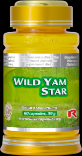 Starlife WILD YAM STAR - pre vitalizáciu a omladenie organizmu, s protinádorovými účinkami, Starlife  60 kaps