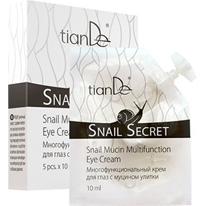 tianDe Multifunkčný krém na pokožku okolo očí s mucinom slimáka,  tianDe 5x10 ml