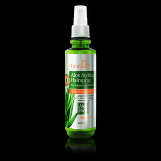 tianDe Stylingový sprej na vlasy s Aloe „Objem a pružnosť“,  tianDe 200 ml