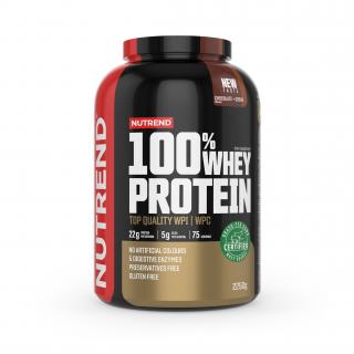 100% WHEY PROTEIN - čokoláda + kakao, 2250 g - nutrend