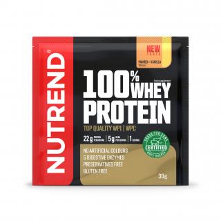 100% WHEY PROTEIN - mango + vanilka, 30 g - Nutrend