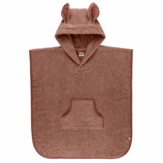 BIBS Kangaroo froté pončo z BIO bavlny Woodchuck