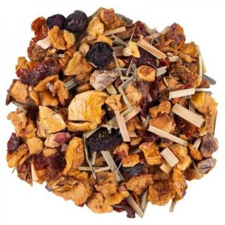 BIO Bylinný čaj Thés & Traditions  Rooibos Čučoriedka a mirabelka  100g sypaného čaju