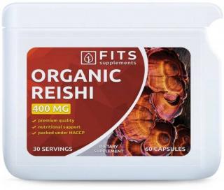 BIO Reishi 400mg kapsule (60 kapsú)- Fits Suplements (Posilnenie kĺbov, pokožka, pečeň, cukrovka)
