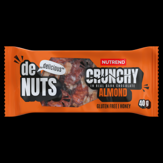 DENUTS CRUNCHY, 40 g, mandle