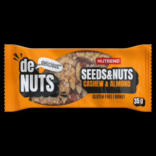 DENUTS SEEDS + NUTS, 35 g, kešu + mandle