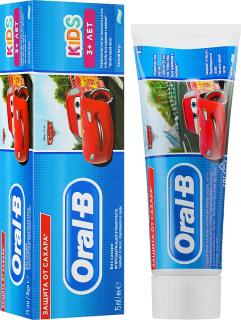 Detská zubná pasta Oral-B Kids cars (75ml)