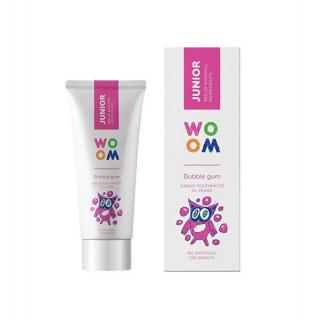 Detská zubná pasta Woom Junior Bubble Gum (50mô)
