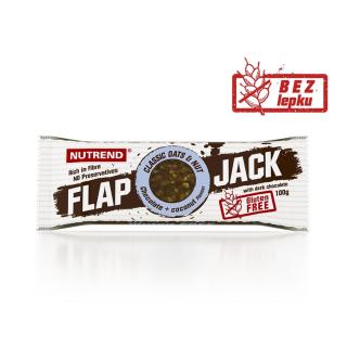 FLAPJACK GLUTEN FREE - čokoláda + kokos s horkou čokoládou, 100 g