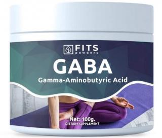 Gaba prášok Fits Supplements 100g (Kyselina gama-aminomaslová)