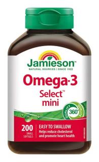 Jamieson Omega-3 Select™ mini 200 želatinových kapsúl