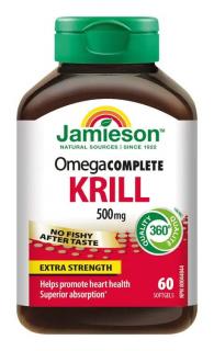 JAMIESON OMEGA COMPLETE PURE KRILL 500MG 60CPS.