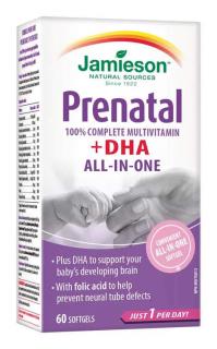 JAMIESON PRENATAL COMPLETE S DHA A EPA 60CPS.