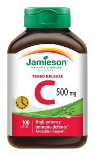 Jamieson Vitamín C 500mg s postupným uvoľňovaním 100tbl.