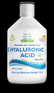 Kyselina hyalurónová Swedish Nutra (500ml) (33 dňová kúra - Vyrobené vo Švédsku)