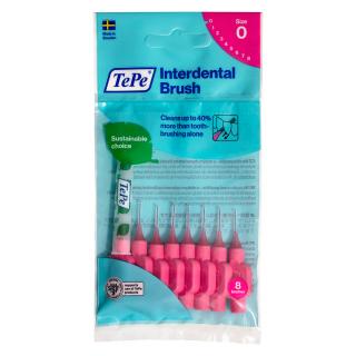 Medzizubné kefky TePe Original 0,4 mm, ružové-sáčok 8ks