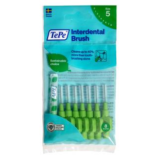 Medzizubné kefky TePe Original 0,8 mm, zelené-sáčok 8ks