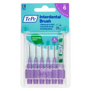 Medzizubné kefky TePe Original 1,1 mm, fialové-blister 6ks