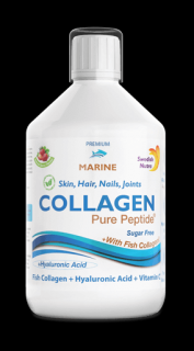 Morský KOLAGÉN Swedish Nutra 5000mg bez cukru - 500ml (33 dňová kúra - Vyrobené vo Švédsku)