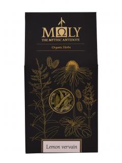 Prémiový BIO bylinkový čaj MOLY Citrónová Verbena - 30g (Vyrobené a baléné v Grésku)