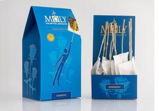 Prémiový BIO bylinkový čaj MOLY Harmony - 23g (Vyrobené a balené v Grécku)