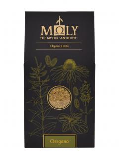 Prémiový BIO bylinkový čaj MOLY Oregáno - 80g (Vyrobené a baléné v Grésku)