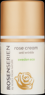 Prírodný ružový krém proti vráskam Rosenserien 50ml (100% prírodné - Vyrobené vo Švédsku)